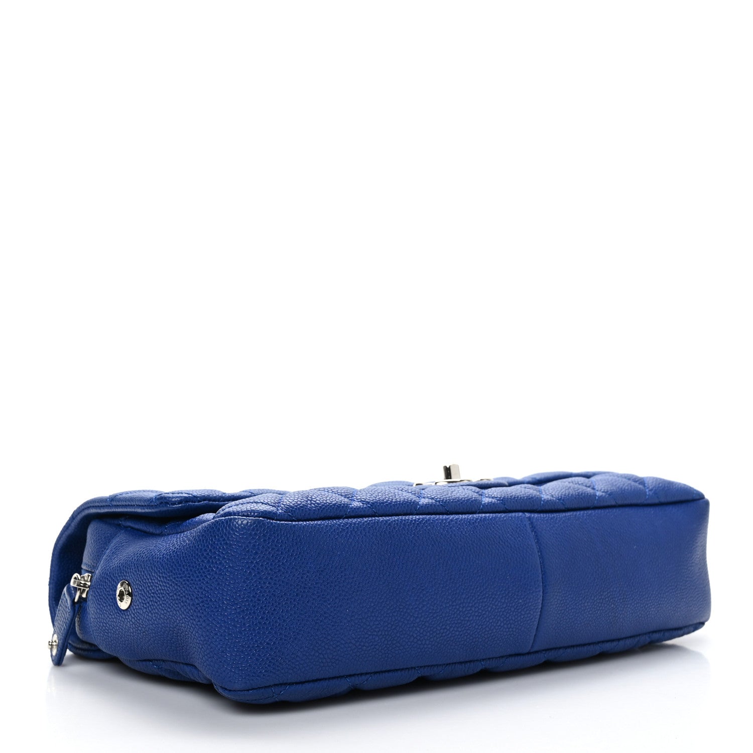 Chanel Caviar Quilted Jumbo Easy Flap Blue 4 of 10