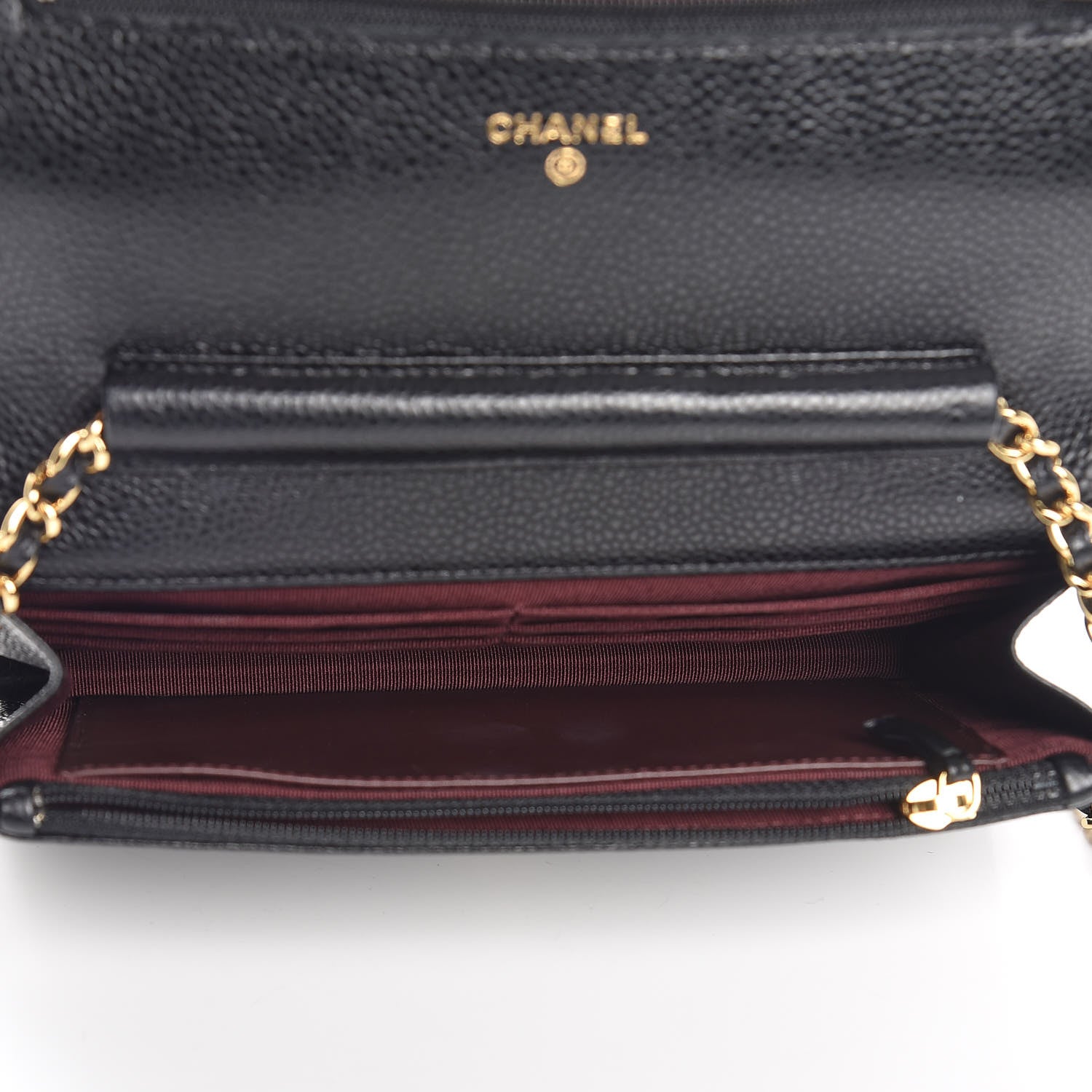Chanel Caviar Quilted Wallet On Chain WOC Black 6 of 11