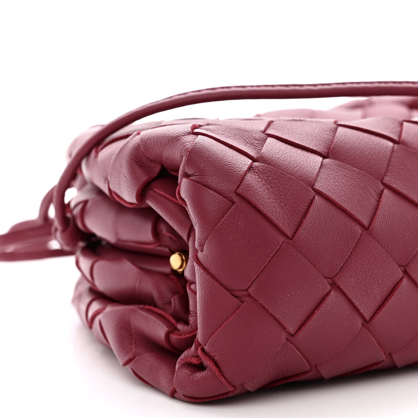 Nappa Intrecciato The Mini Pouch Amaranto
