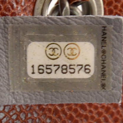 Chanel Caviar Quilted Small Elastic Flap Brown 7 of 10