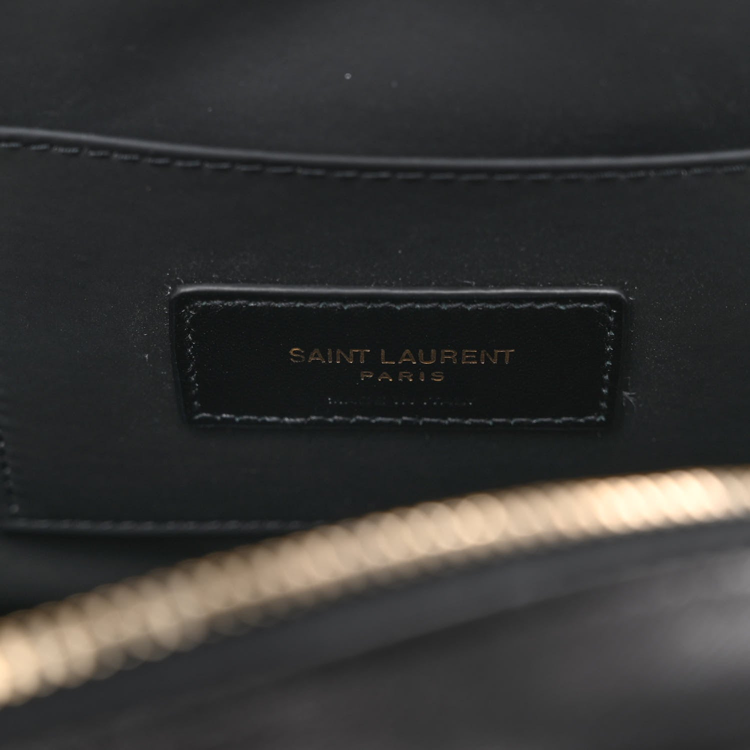 Saint Laurent Lambskin Quilted Lolita Cosmetic Pouch Black 6 of 9