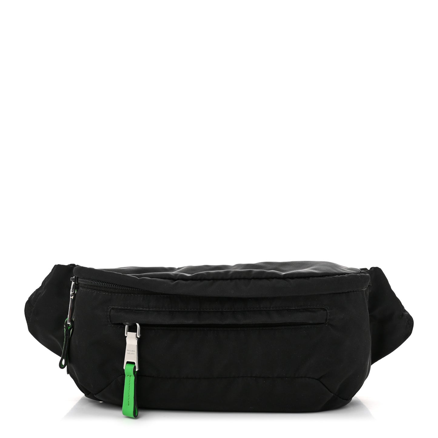 Tessuto Nylon Belt Bag Black Verde