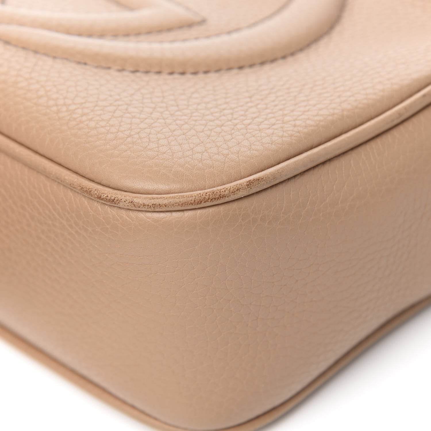 Gucci Pebbled Calfskin Small Soho Disco Bag Rose Beige 11 of 14