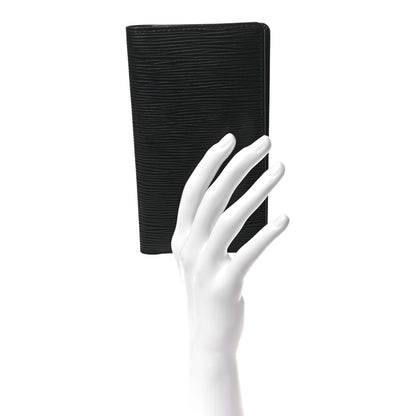 Louis Vuitton Epi Pocket Agenda Cover Black 2 of 9