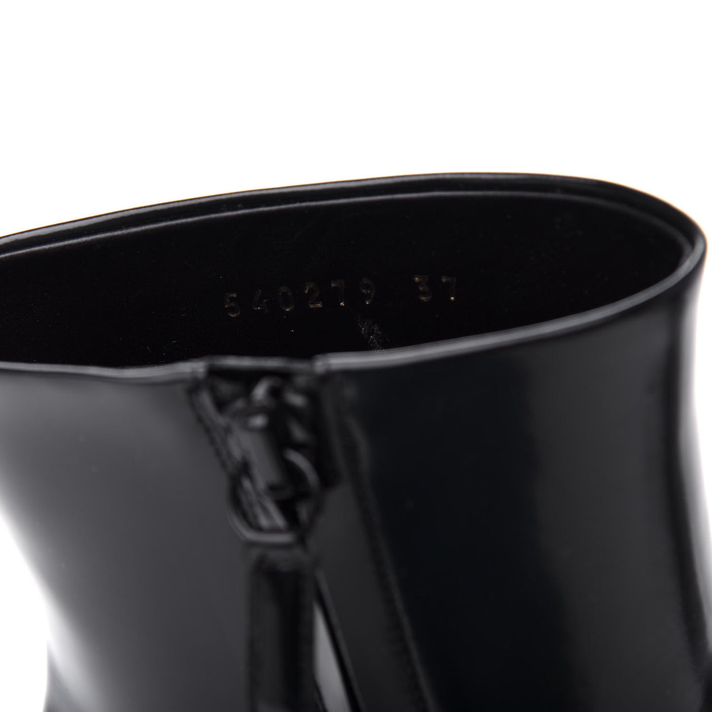 Brushed Calfskin Ankle Boots 37 Black