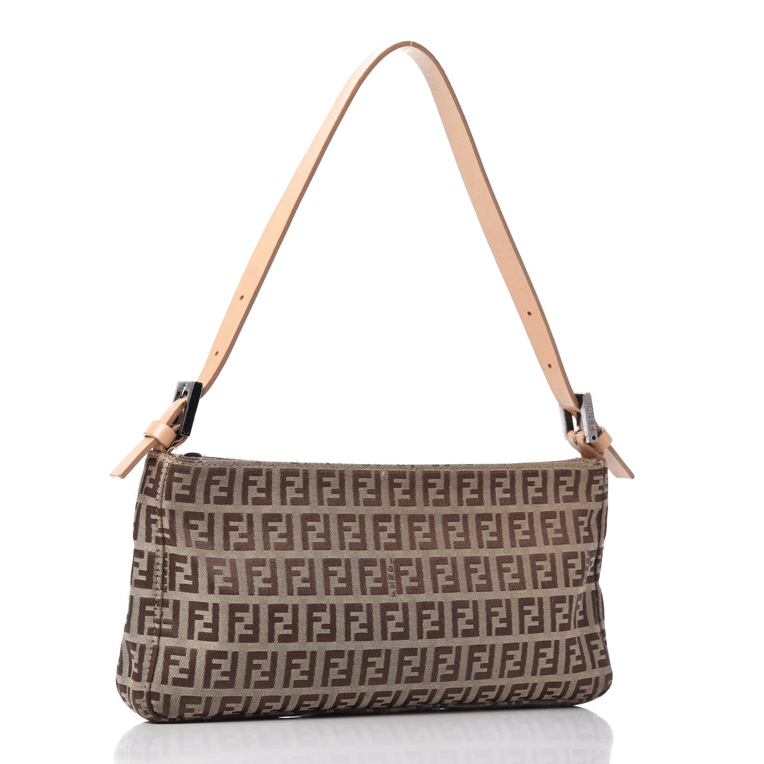 Fendi Zucchino Pochette Tan 3 of 9