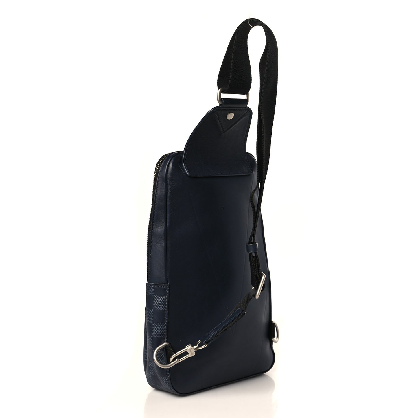 Damier Infini Avenue Sling Bag Astral Silver