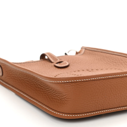 Hermes Taurillon Clemence Evelyne TPM Gold 7 of 9
