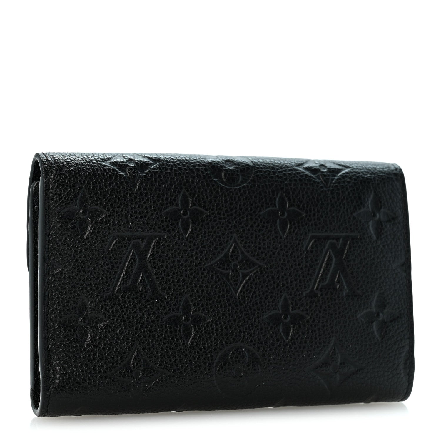 Louis Vuitton Empreinte Compact Curieuse Wallet Black 3 of 9