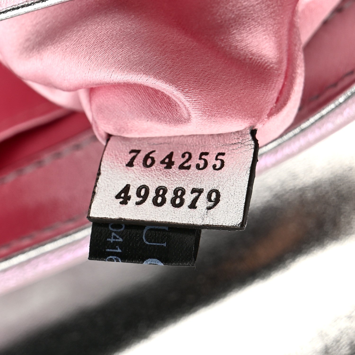 Gucci Iridescent Nappa Vertical Matelasse Medium Maxi Horsebit Chain Shoulder Bag Escape Pink 7 of 11