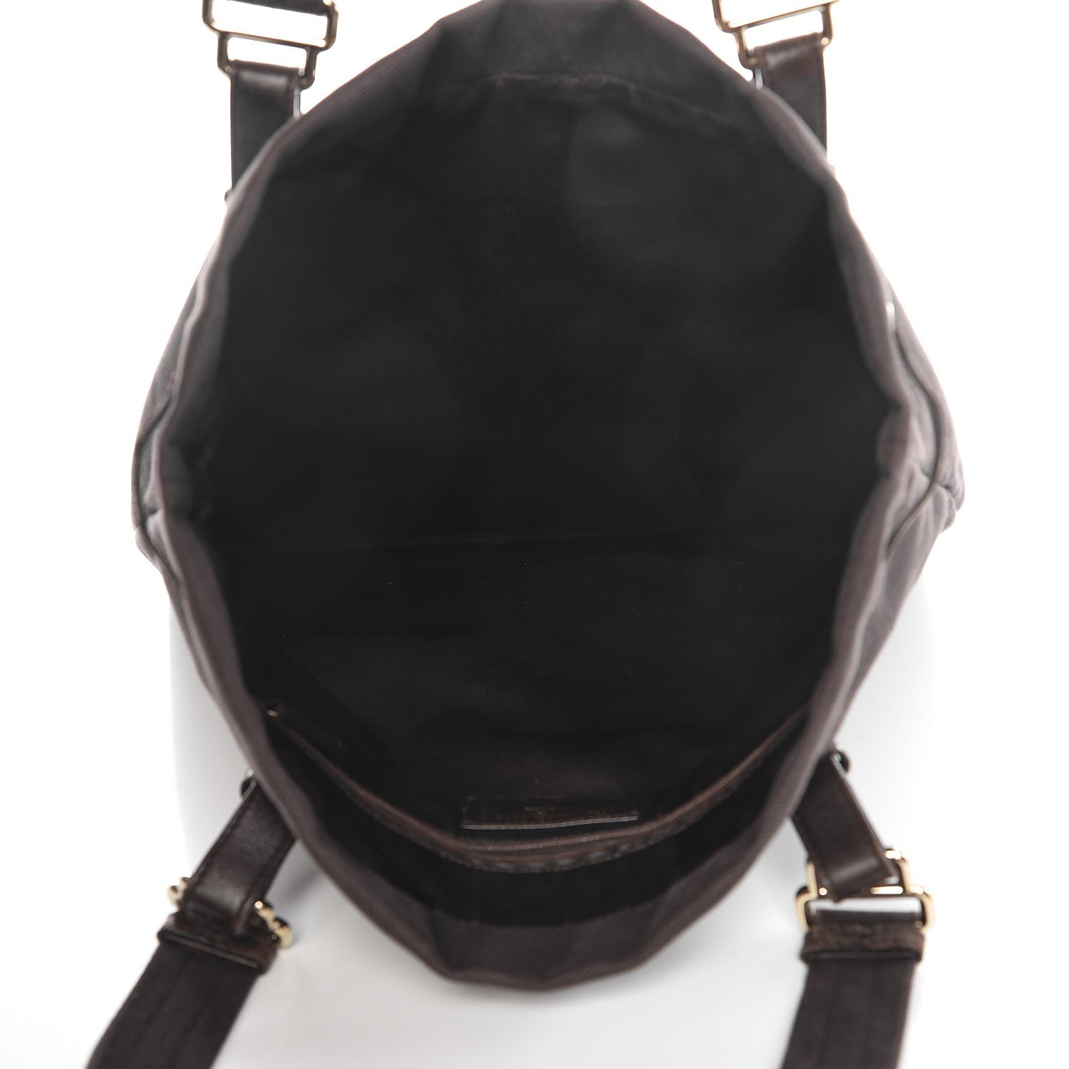 Saint Laurent Canvas Kahala Tote Brown 5 of 10