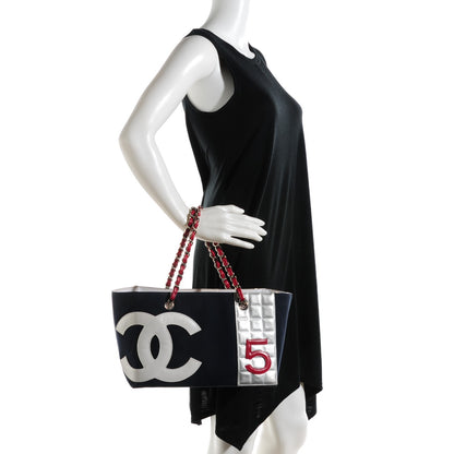 Chanel Canvas Foil Quilted N°5 Shopping Tote 2 of 10