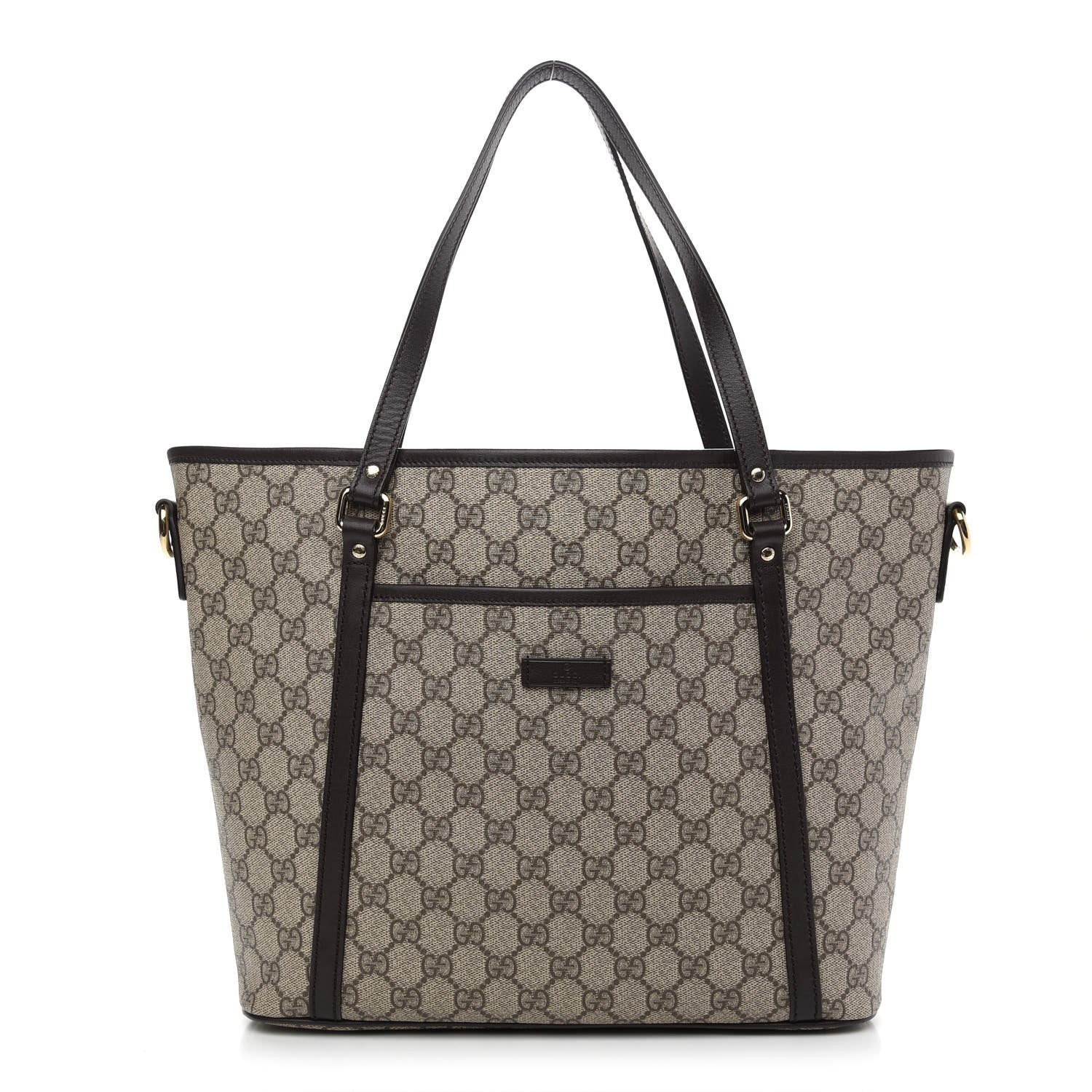 Gucci GG Supreme Monogram Medium Joy Tote Dark Brown 1 of 9