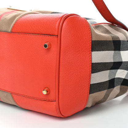 Burberry House Check Small Canterbury Tote Bright Russet 18 of 21