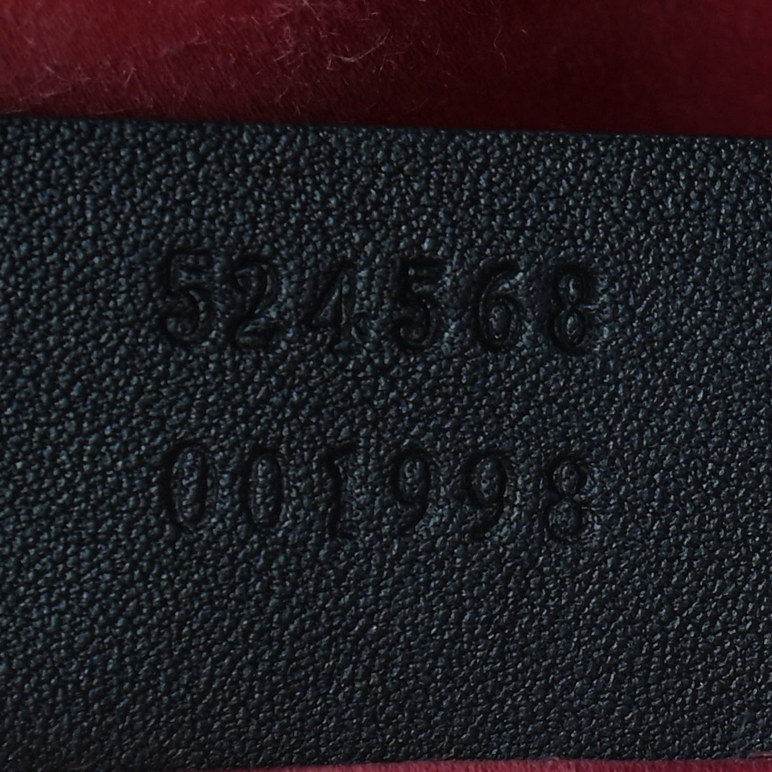 Gucci Velvet Matelasse GG Marmont Dome Backpack Black 7 of 12