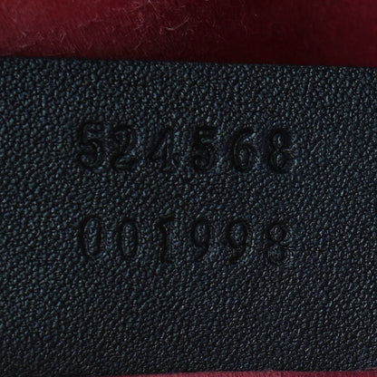 Gucci Velvet Matelasse GG Marmont Dome Backpack Black 7 of 12