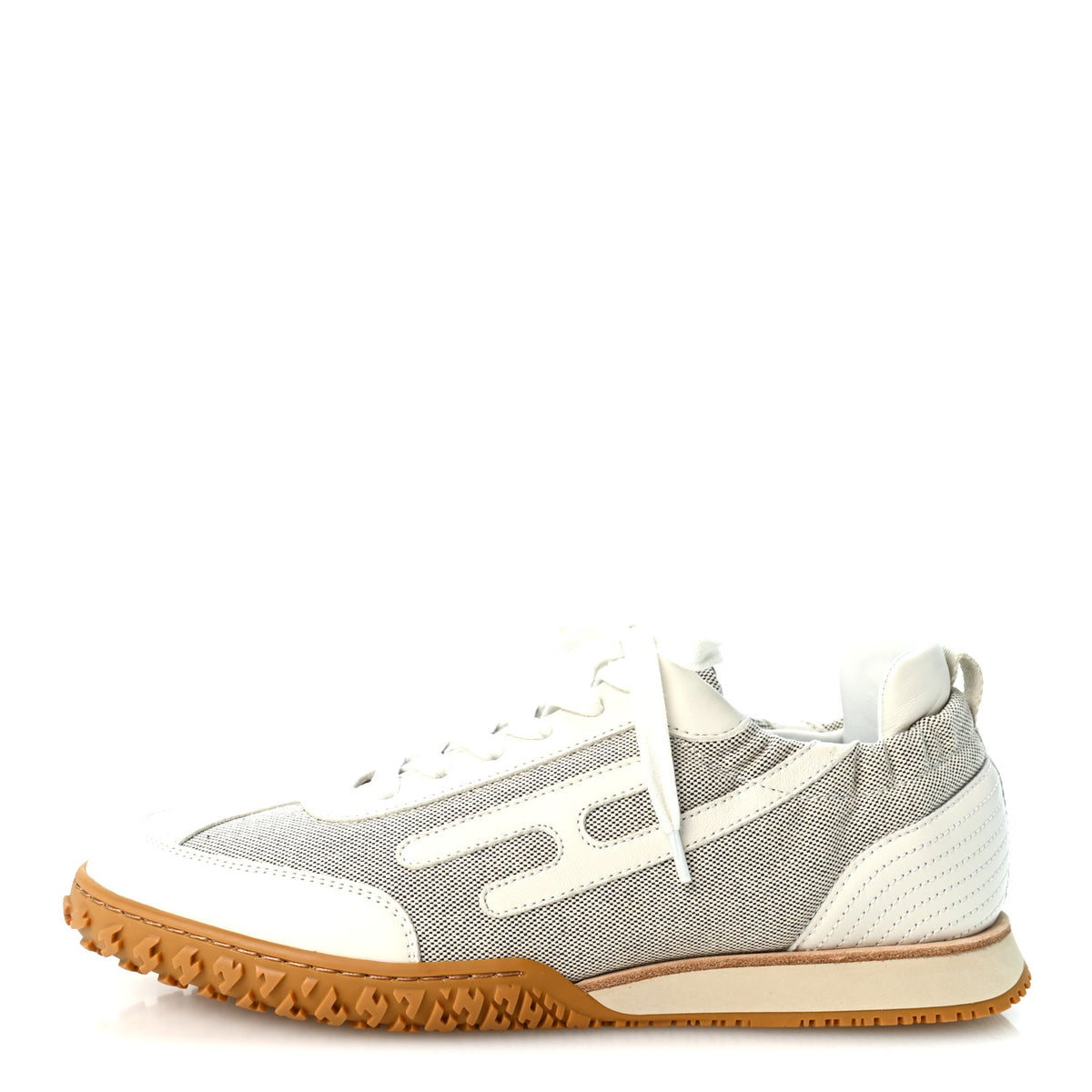 Canvas Nappa Jet Sneakers 40 Prunoir White