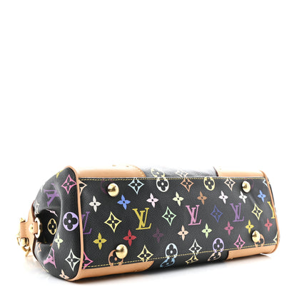 Louis Vuitton Monogram Multicolor Beverly MM Black 4 of 9