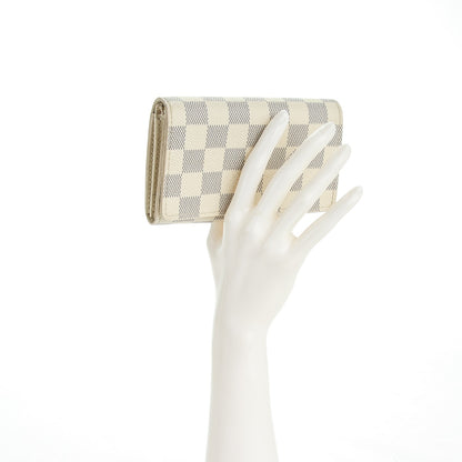 Louis Vuitton Damier Azur Port Monnaie Billets Tresor Wallet 2 of 7