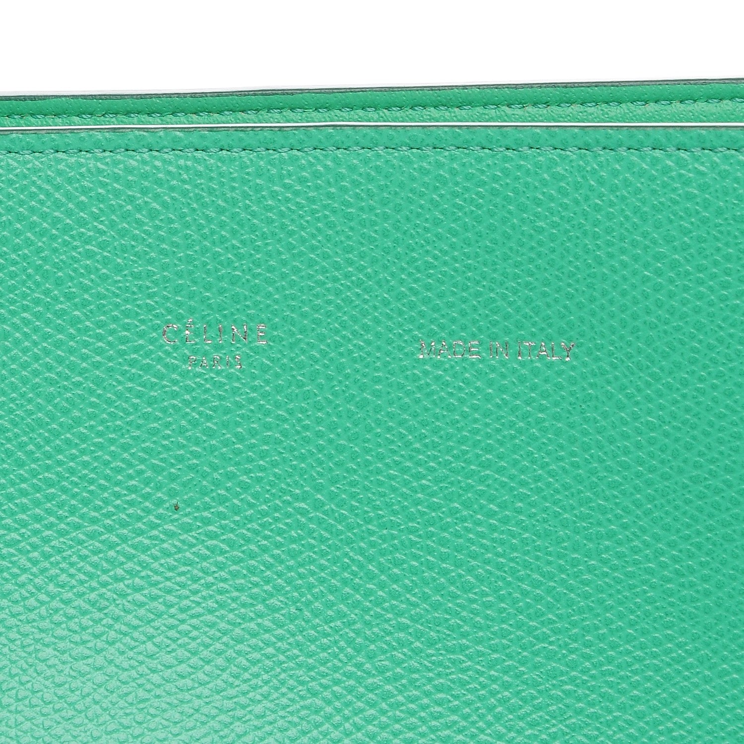 Celine Grained Calfskin Small Horizontal Cabas Phantom Mint 7 of 8