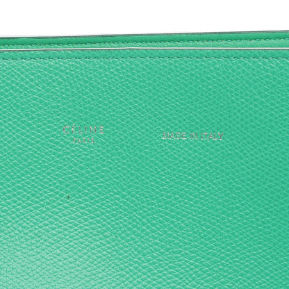 Celine Grained Calfskin Small Horizontal Cabas Phantom Mint 7 of 8