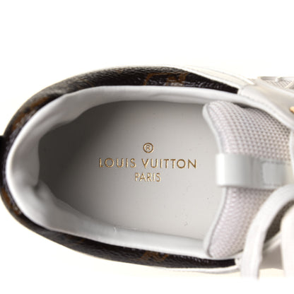 Louis Vuitton Calfskin Monogram Run Away Sneakers 40 White 7 of 9