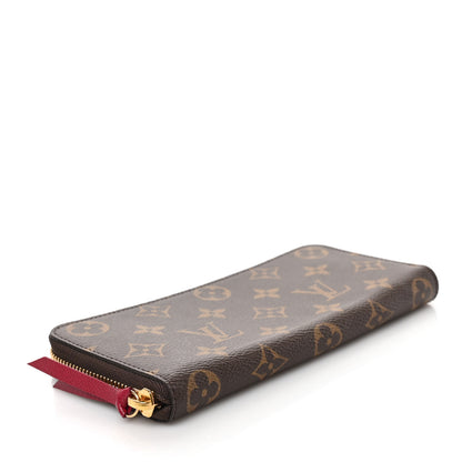 Louis Vuitton Monogram Clemence Wallet Fuchsia 4 of 6