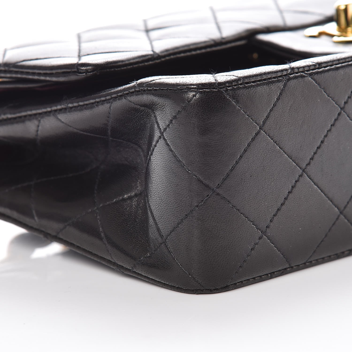 Chanel Lambskin Quilted Small Double Flap Black 10 of 12