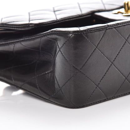 Chanel Lambskin Quilted Small Double Flap Black 10 of 12