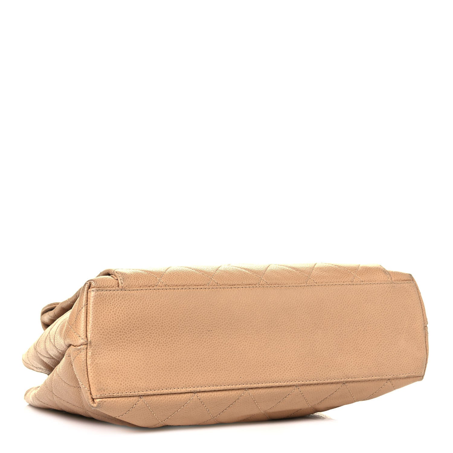 Chanel Caviar Quilted Flap Shoulder Bag Beige 3 of 11