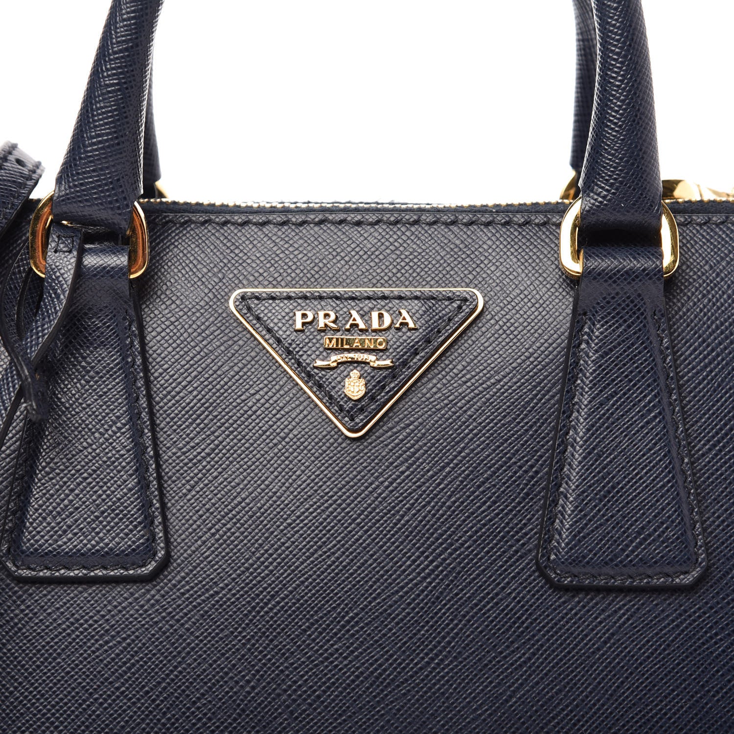 Prada Saffiano Lux Small Promenade Tote Baltico 10 of 10