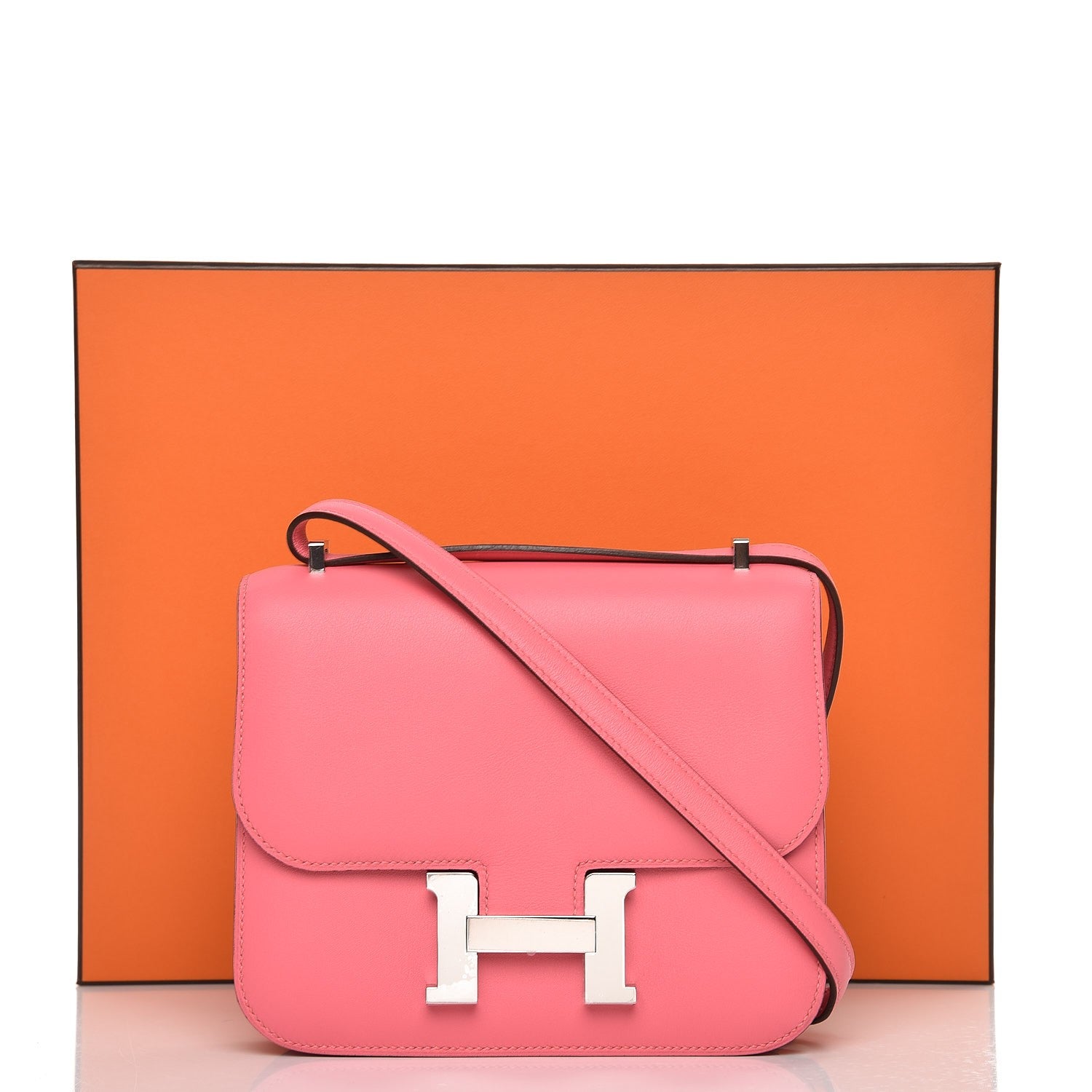 Hermes Swift Constance 18 Rose Azalee 8 of 9