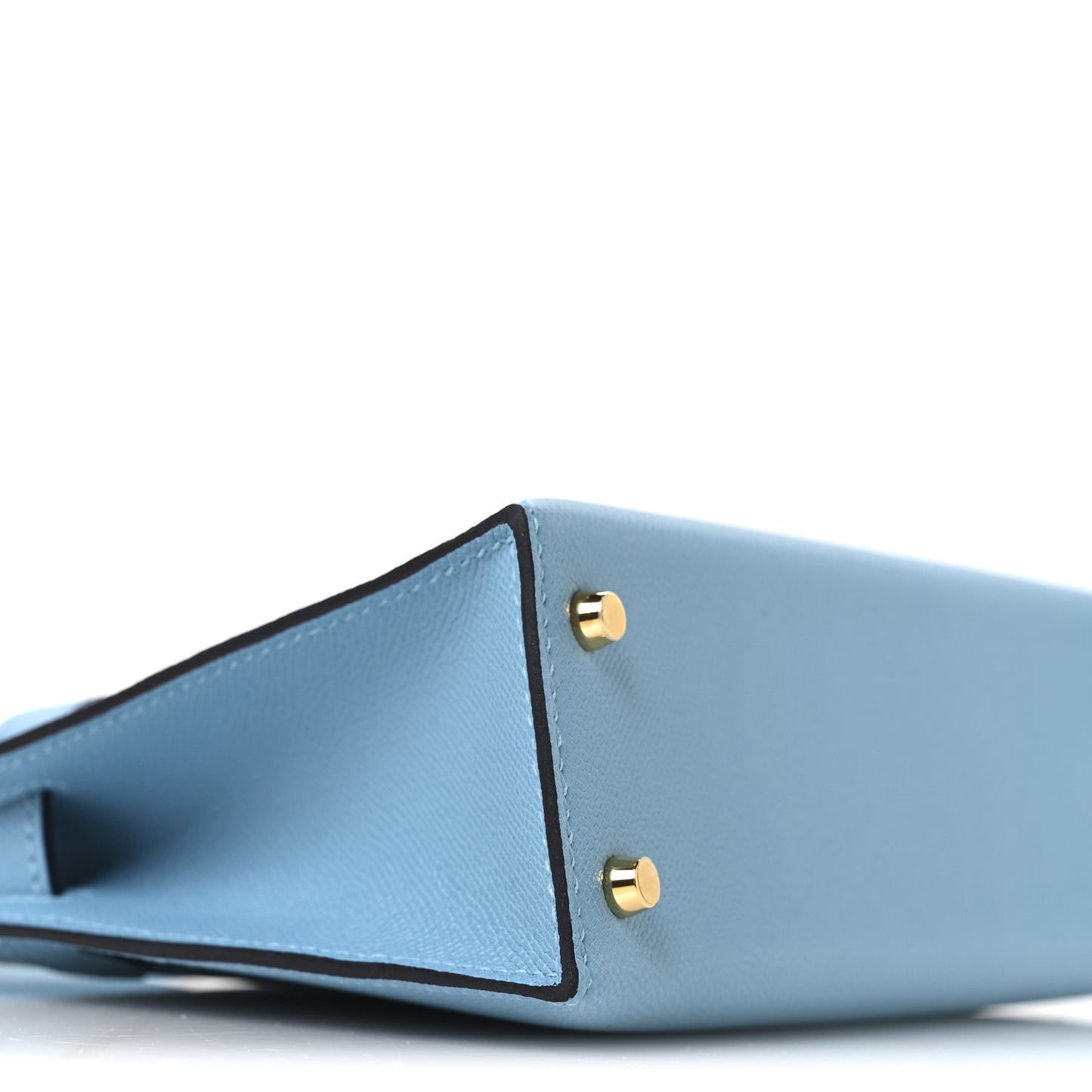 Madame Calfskin Mini Kelly Sellier 20 Bleu Du Nord