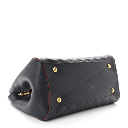 Louis Vuitton Empreinte Montaigne GM Marine Rouge 4 of 16