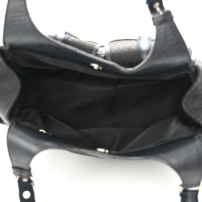 Christian Dior Monogram Pocket Satchel Black 5 of 17