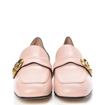 Gucci Malaga Kid Womens GG Marmont Loafers 36 Perfect Pink 2 of 9