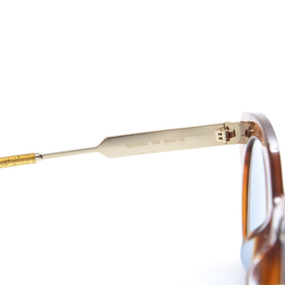 Gucci Acetate Round Frame Web Sunglasses GG0282SA Tortoise 5 of 7