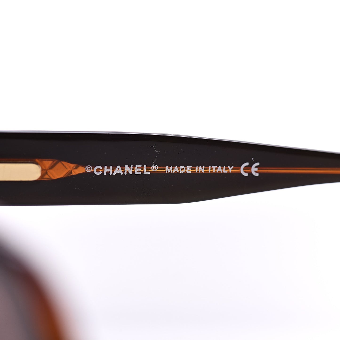 Quilted CC Sunglasses 5124 Dark Brown