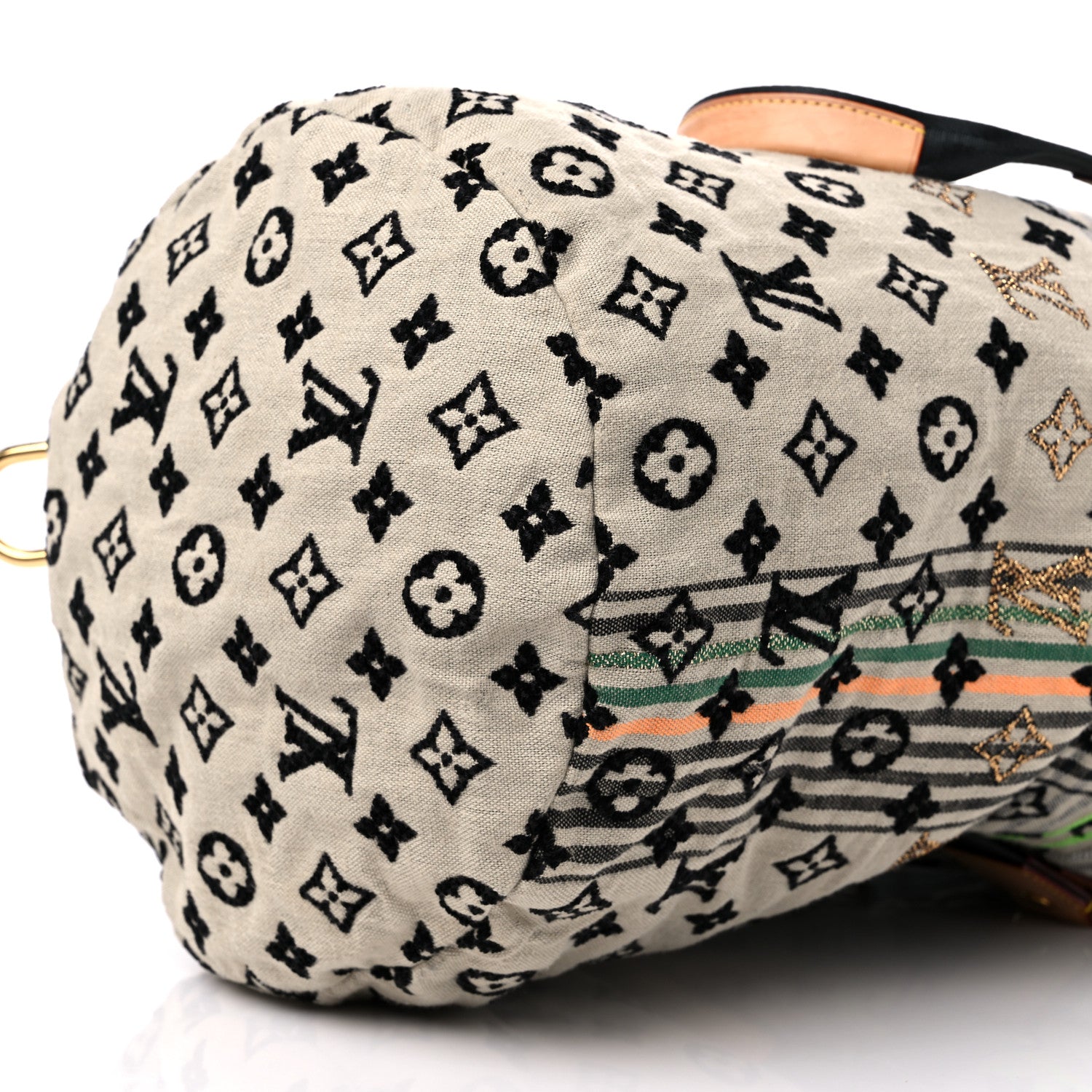 Louis Vuitton Fabric Jacquard Monogram Cheche Gypsy GM Vert 7 of 14