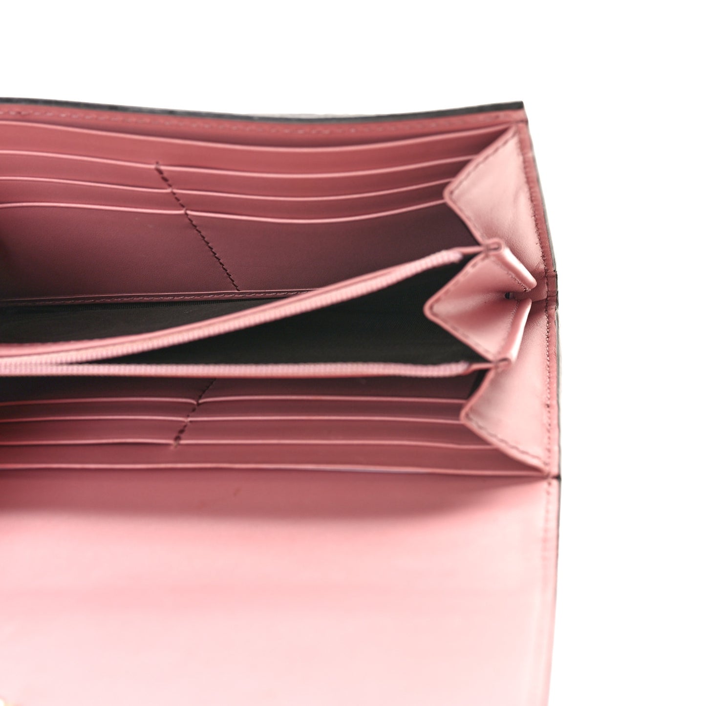 Guccissima Continental Flap Wallet Pink