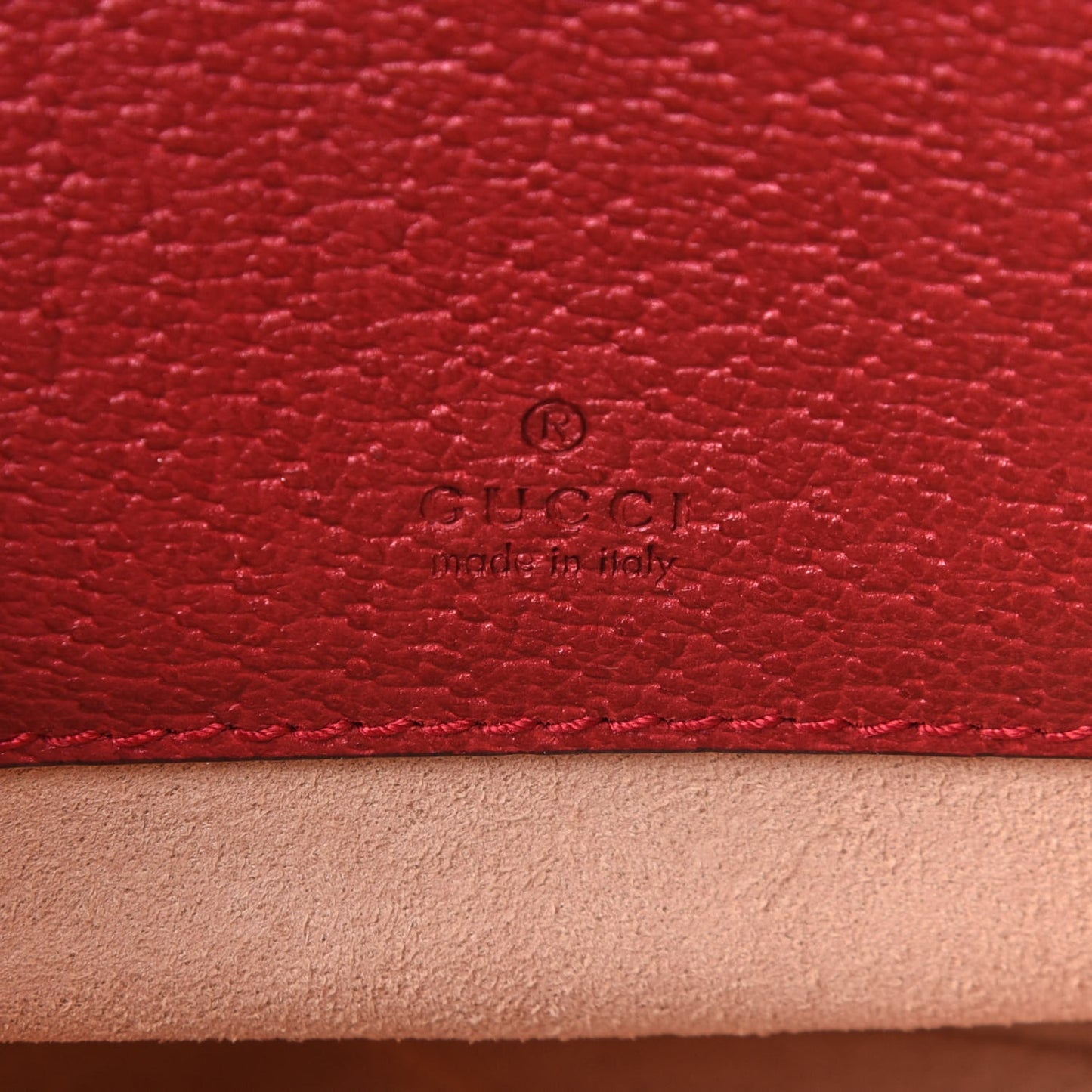 GG Supreme Monogram Web Flora Mini Ophidia Round Backpack Red