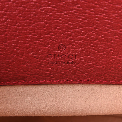 Gucci GG Supreme Monogram Web Flora Mini Ophidia Round Backpack Red 6 of 9
