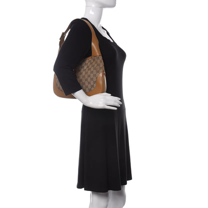 Gucci Monogram Web Jackie O Hobo Tan 2 of 10