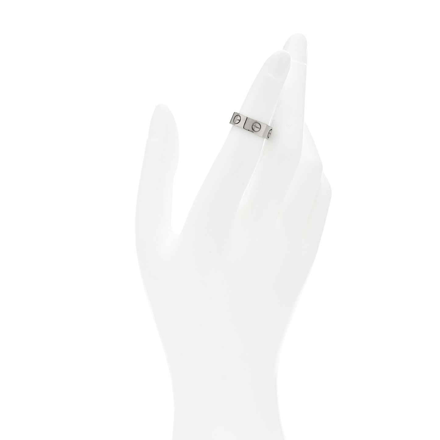 18K White Gold 5.5mm LOVE Ring 47 4
