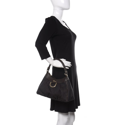 Gucci Monogram D Ring Hobo Dark Brown 2 of 13