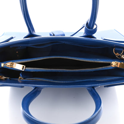 Saint Laurent Calfskin Small Sac De Jour Blue Majorelle 4 of 5