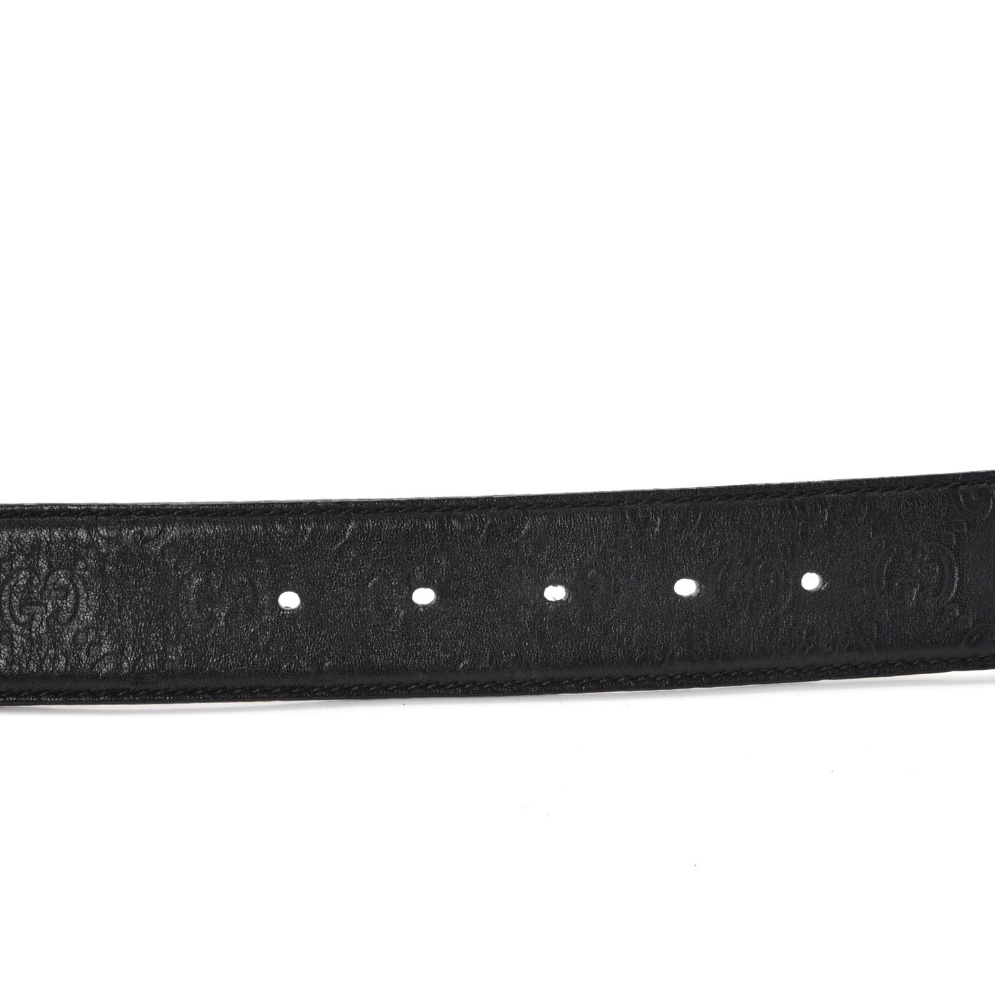 Guccissima Interlocking G Belt 95 38 Black