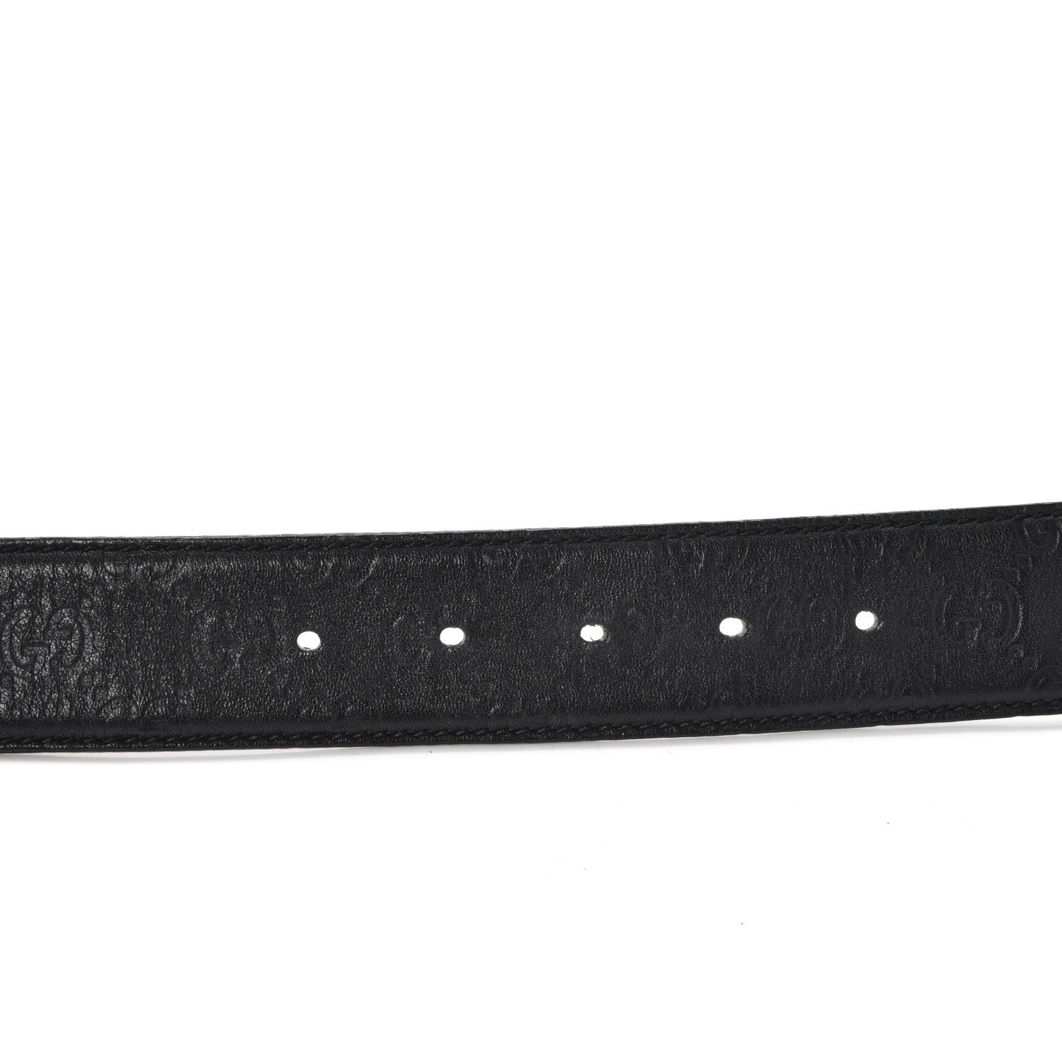 Gucci Guccissima Interlocking G Belt 95 38 Black 9 of 10
