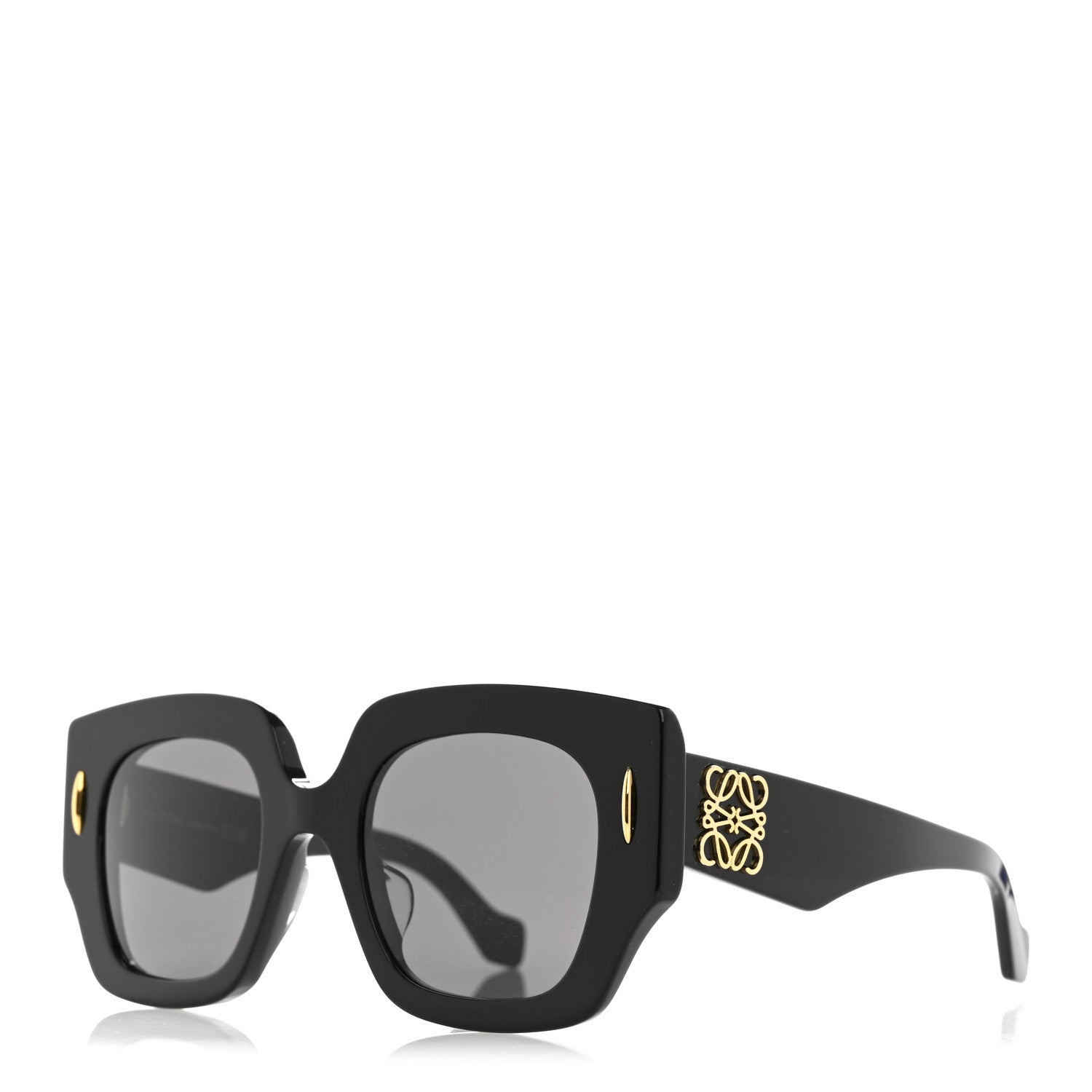 Loewe Acetate Anagram Square Screen Sunglasses LW40129U Black 1 of 8