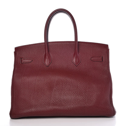 Hermes Fjord Birkin 35 Rouge H 5 of 41
